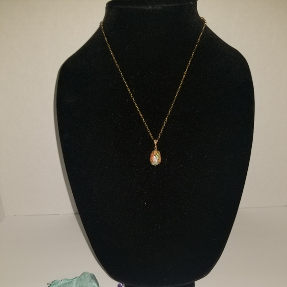 Avon colorful egg necklace with bag - Picture 2 of 2